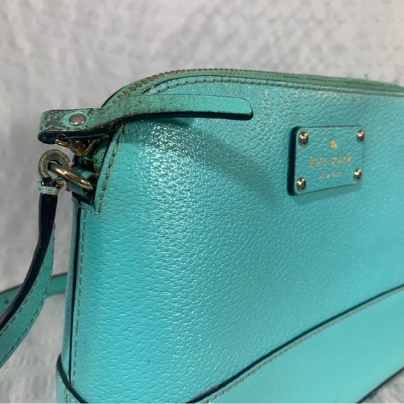 KATE SPADE - leather crossbody mini bag - mint color - Picture 7 of 13